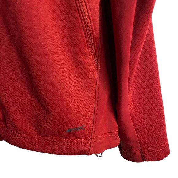 MEC Men's Red Full Zip Warm-up Performance Wear Jacket - Picture 4 of 12
